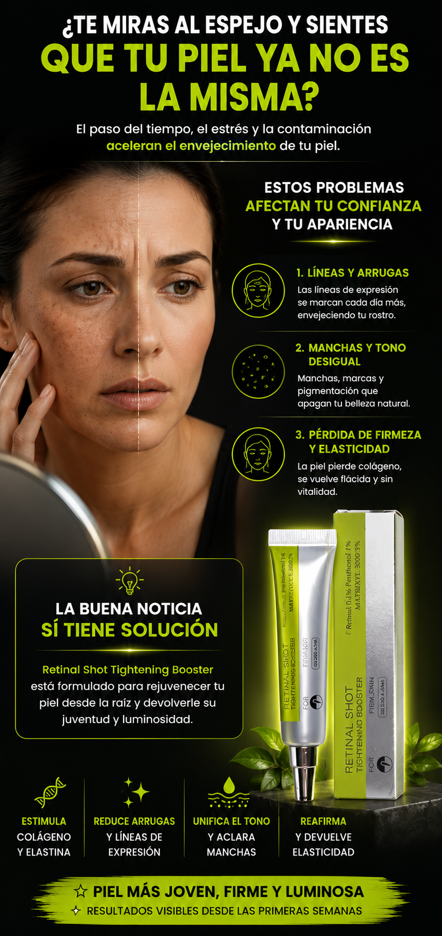 PROMO 2X1 Lifting Facial con Retinal A 0.1% – Suero Antiedad Sin Cirugía